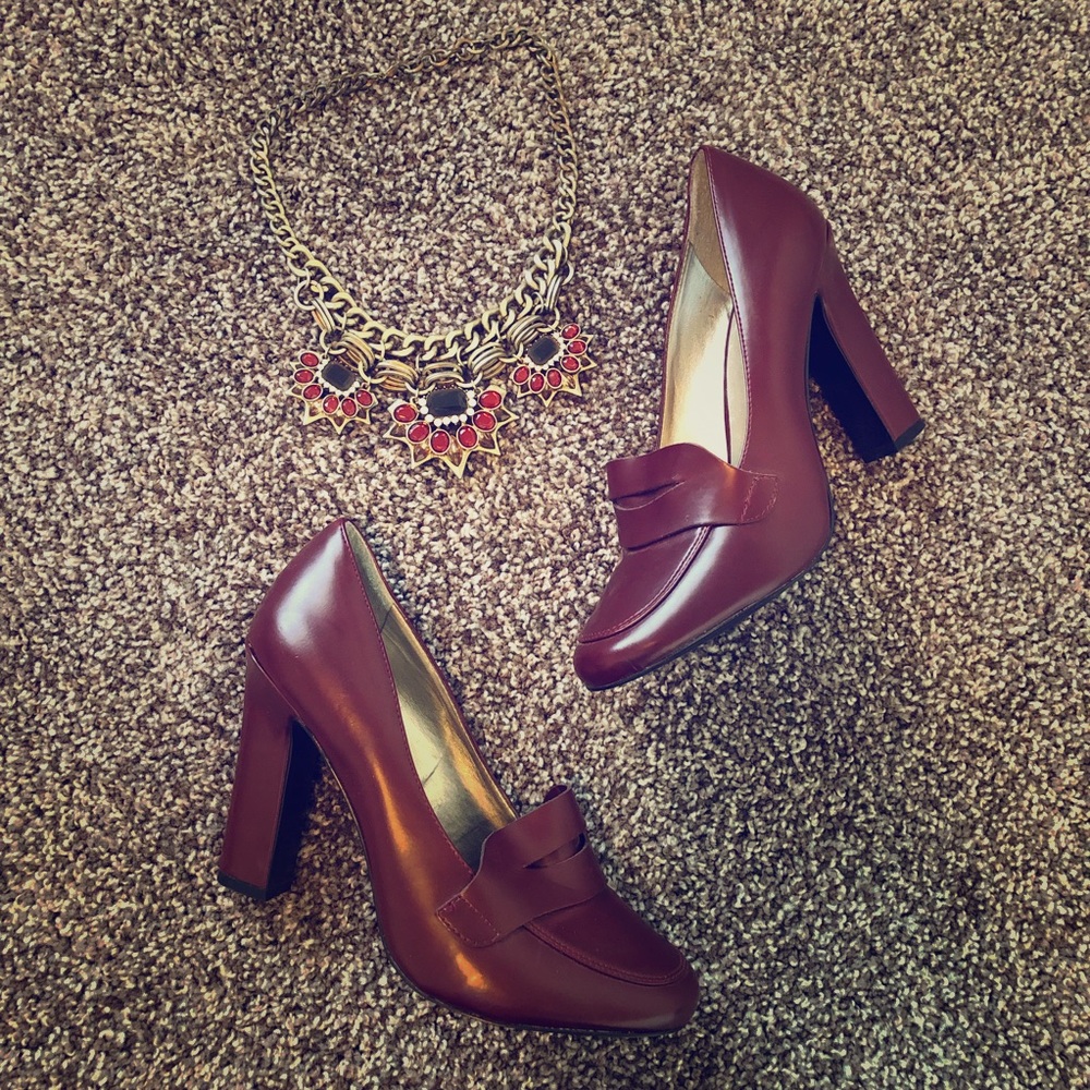 🚫🚫🚫SOLD🚫🚫🚫 The Limited Burgundy Heels